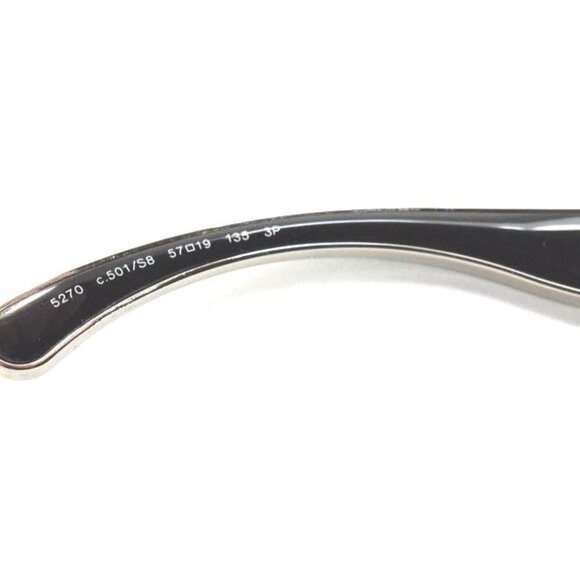 CHANEL Signature 5270 501/s8 Black & Silver /Gray Polarized - Picture 4 of 8